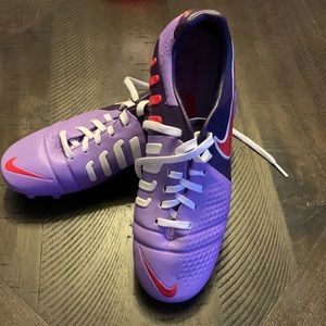 EUC Nike Trequartista III 3 FG Purple Red White Soccer Cleats
